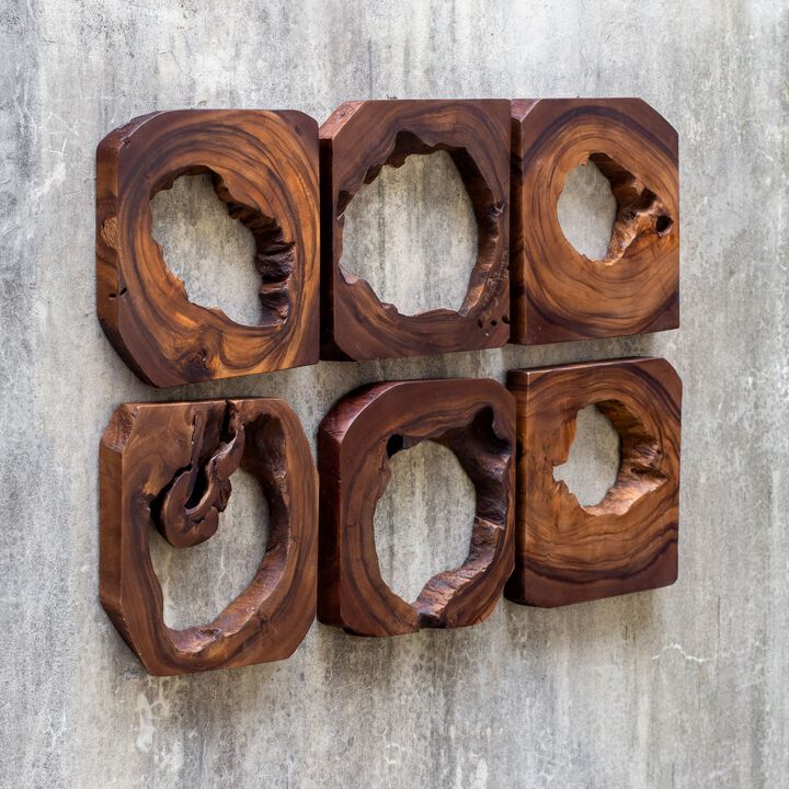 Uttermost Adlai Wood Wall Art S/6